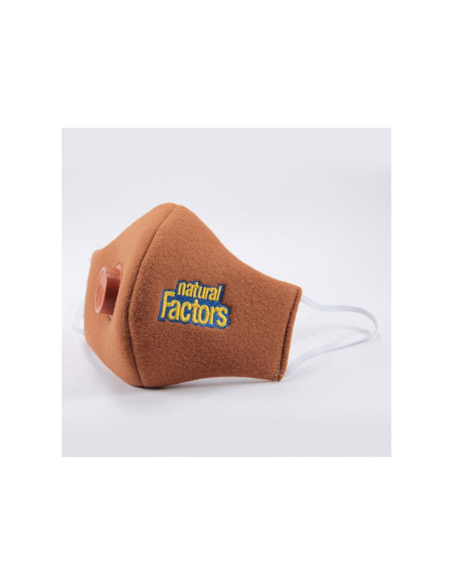Защитна антибактериална маска за многократна употреба / С ABS изпускателен клапан/ Natural Factors  Natural Factors - Nutra Best Bulgaria