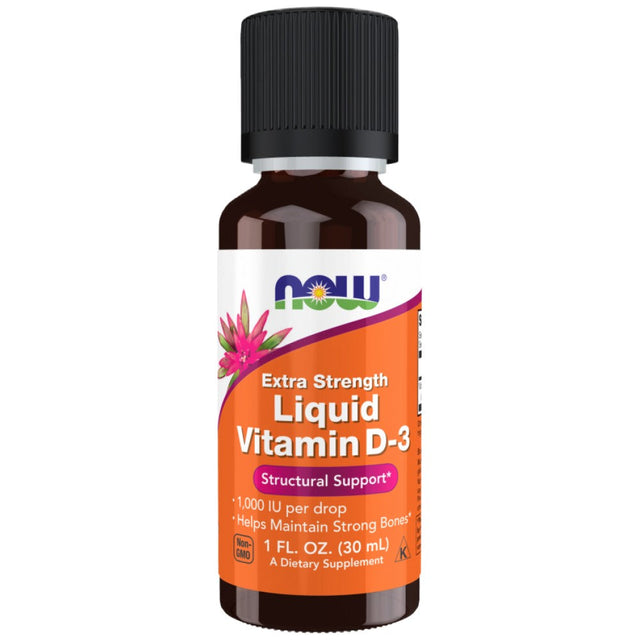 Liquid Vitamin D-3 / Extra Strength / 1000 IU per drop - 30 мл - Nutra Best Bulgaria