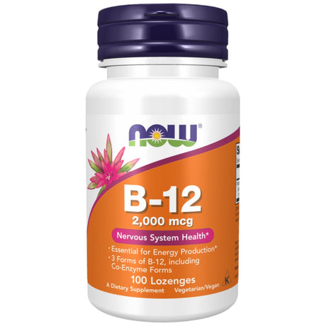 Vitamin B-12 Instant Energy 2000 mcg - 100 Подезични таблетки - Nutra Best