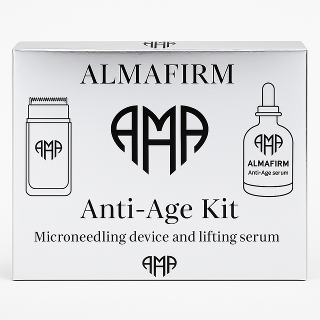 Анти-ейдж микронидлинг терапия (1 бр серум 10 мл + апликатор)  AlmaFirm - Nutra Best Bulgaria