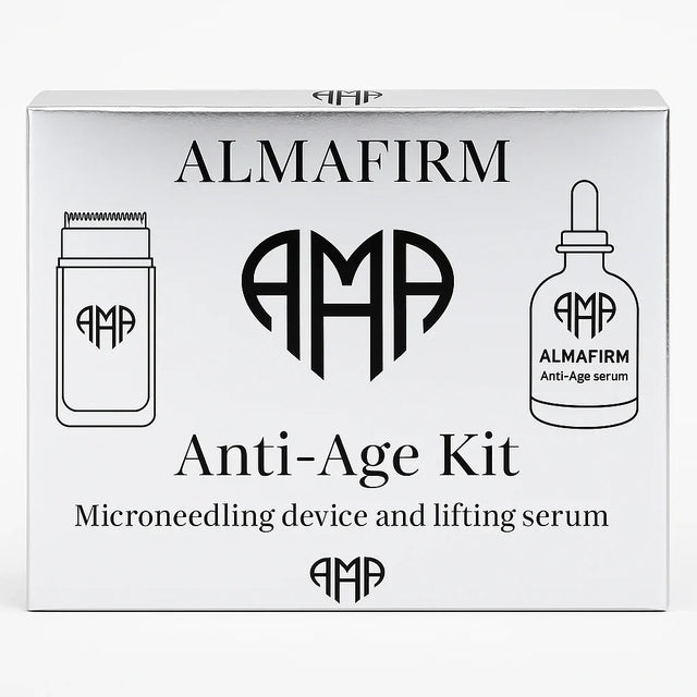 Анти-ейдж микронидлинг терапия (1 бр серум 10 мл + апликатор)  AlmaFirm - Nutra Best Bulgaria