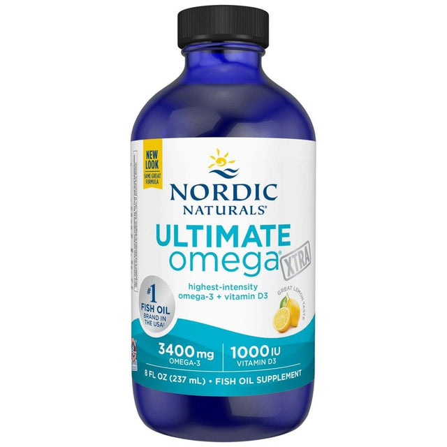 Ultimate Omega Xtra | With Vitamin D3 - 237 мл - Nutra Best Bulgaria
