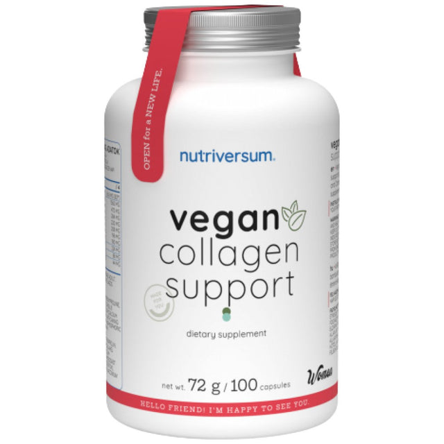 Vegan Collagen Support / with Hyaluronic Acid and Amino Acids - 100 капсули - Nutra Best Bulgaria