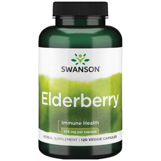 Elderberry 575 mg 60 капсули  Swanson - Nutra Best Bulgaria