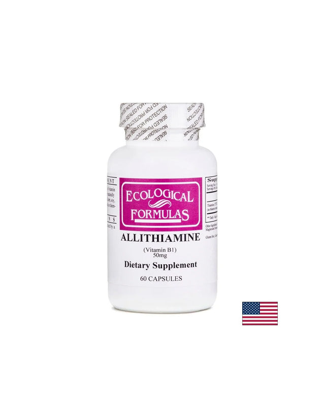 Алитиамин (Витамин В1) - Неврологично здраве, 60 капсули - Nutra Best