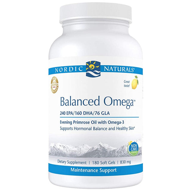 Balanced Omega - 180 Гел капсули - Nutra Best Bulgaria