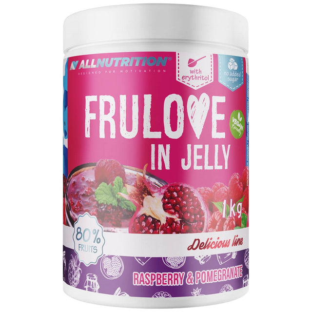 Frulove in Jelly | Raspberry & Pomegranate - 1000 грама  AllNutrition - Nutra Best Bulgaria