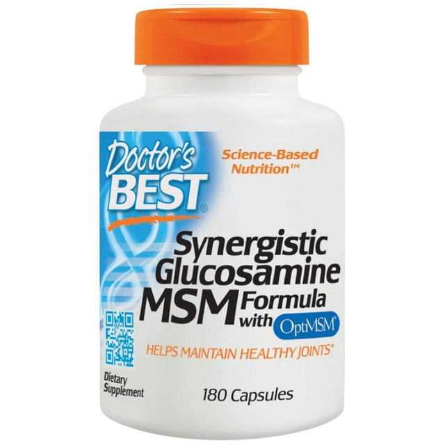 Synergistic Glucosamine MSM Formula |  With OptiMSM - 180 капсули - Nutra Best Bulgaria