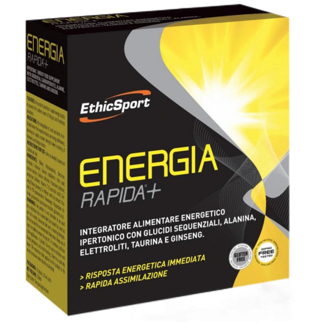 ENERGIA RAPIDA + | Energy Shot with Beta-Alanine, Taurine & Ginseng - 10 x 25 мл - Nutra Best Bulgaria