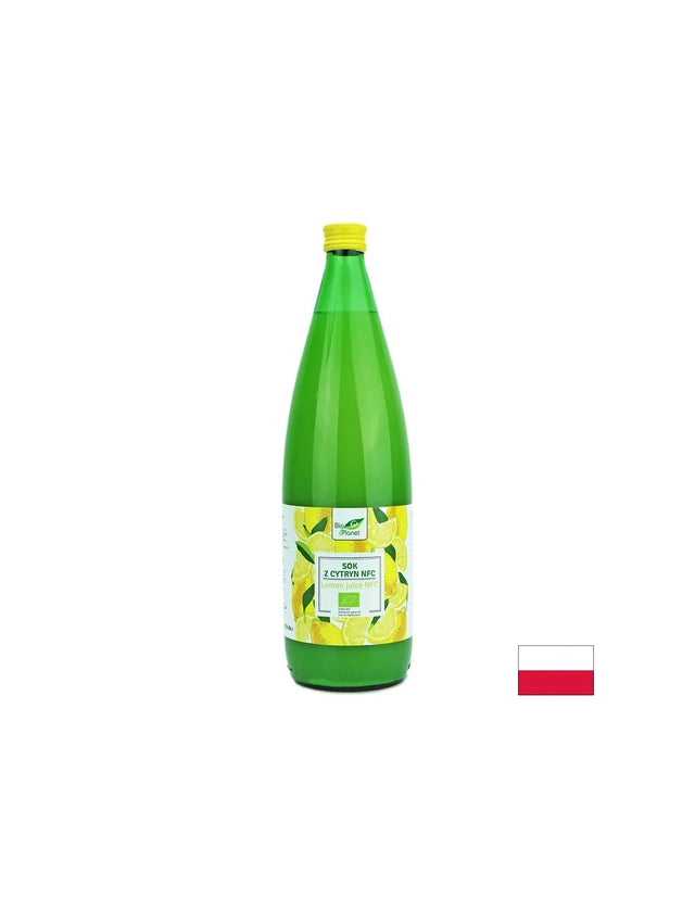 Сок от лимон (директно пресован), БИО, 1 L  Bio Planet - Nutra Best Bulgaria
