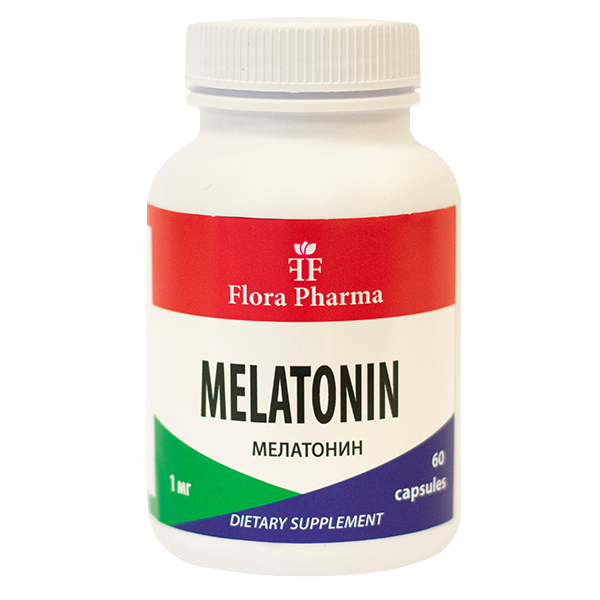 МЕЛАТОНИН 1 MG /60 капсули, 60 дози/ ФЛОРА ФАРМА  Флора Фарма - Nutra Best Bulgaria