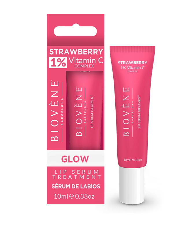 1% Vitamin C Lip Serum – Серум за устни с витамин C и ягода - 10 мл  Biovène Barcelona - Nutra Best Bulgaria