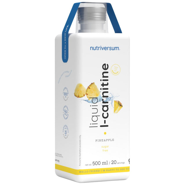 L-Carnitine Liquid 2500 | with Chromium - 500 мл - Nutra Best Bulgaria