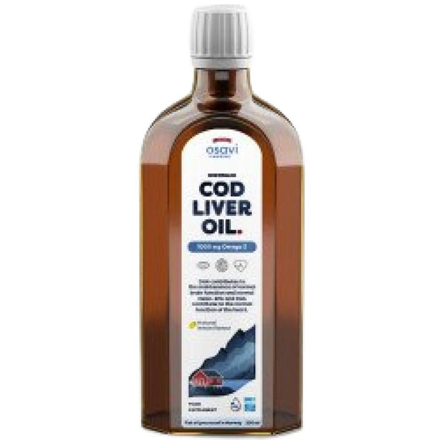 Norwegian Cod Liver Oil | Different Flavors Liquid Omega - 250 мл - Nutra Best Bulgaria