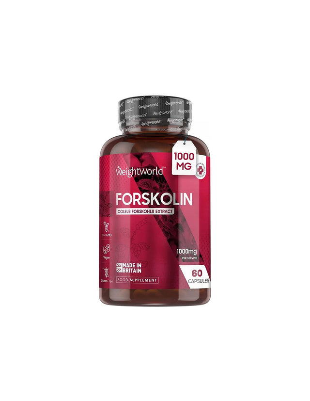 Здравословно отслабване - Форсколий 1 g, 60 капсули - Forskolin  WeightWorld - Nutra Best Bulgaria