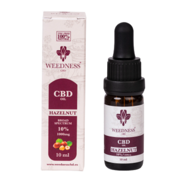 Хармония СБД масло 10% Широк спектър |Лешник (10ml)  Weedness - Nutra Best Bulgaria