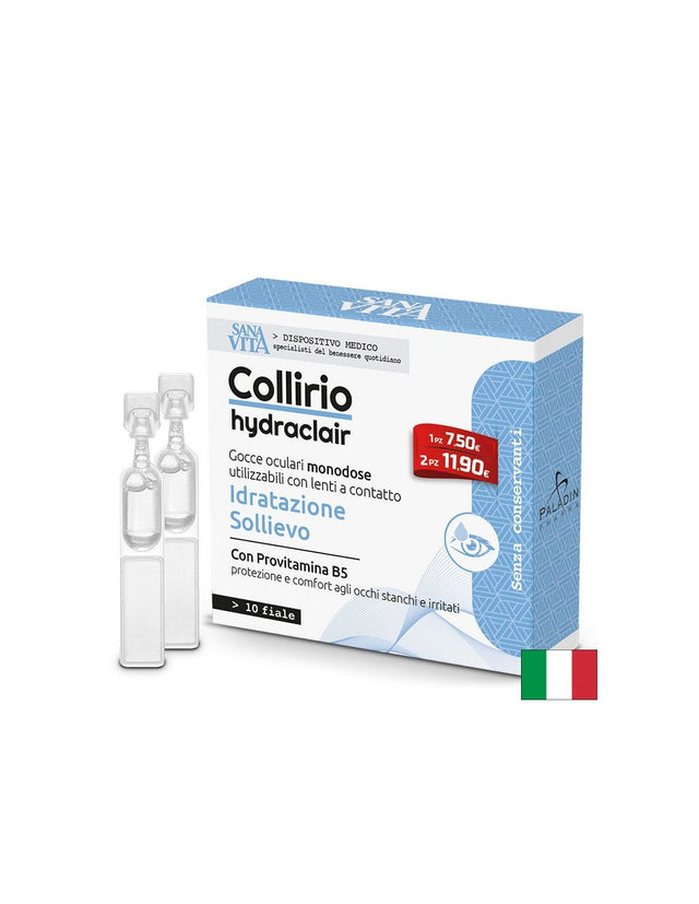 Овлажняващи капки за очи, 10 монодози x 0.35 ml  Paladin Pharma - Nutra Best Bulgaria