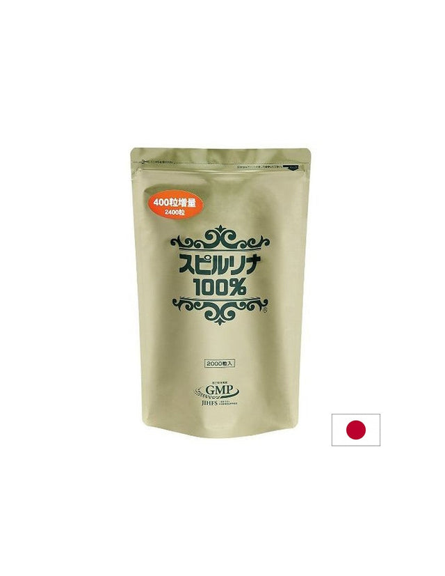 Японска Спирулина 100% – Детоксикация и имунитет, 2400 таблетки  Japan Algae - Nutra Best Bulgaria