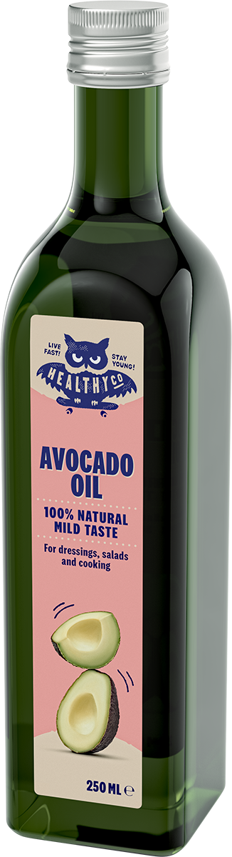 100% Натурално олио от Авокадо 250мл.  HealthyCo - Nutra Best Bulgaria