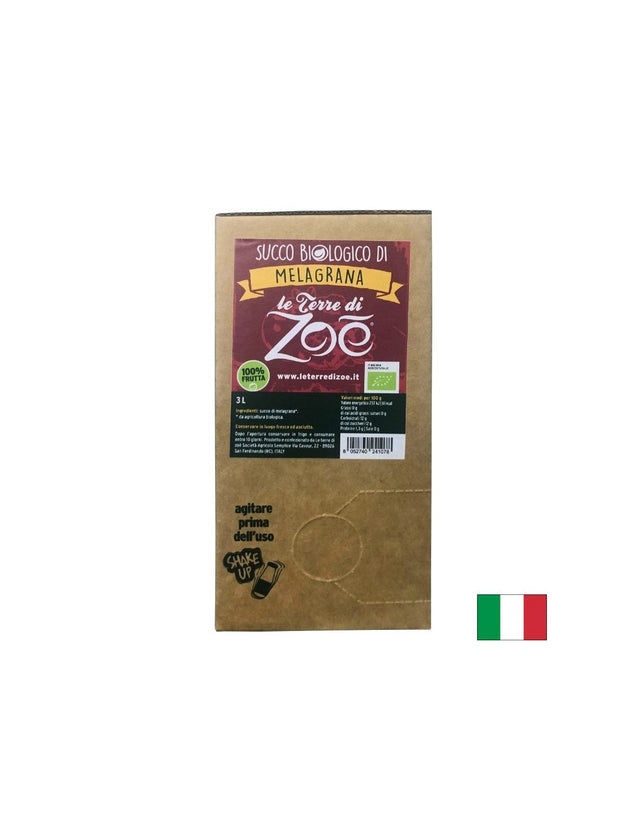 100% органичен сок от нар, 3 L  Le terre di Zoe - Nutra Best Bulgaria