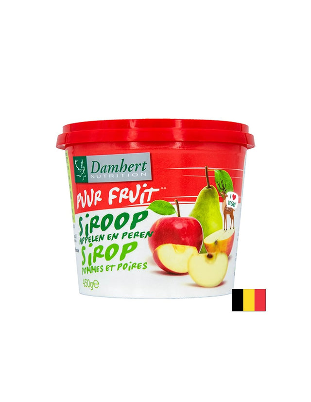 100% Плодов сироп от ябълки и круши, 450 g  Damhert - Nutra Best Bulgaria