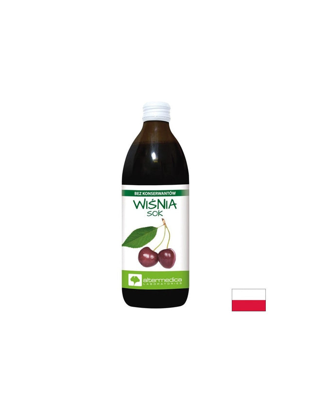 Сок от вишни 100% – Натурална антиоксидантна подкрепа, 500 ml  Alter Medica - Nutra Best Bulgaria