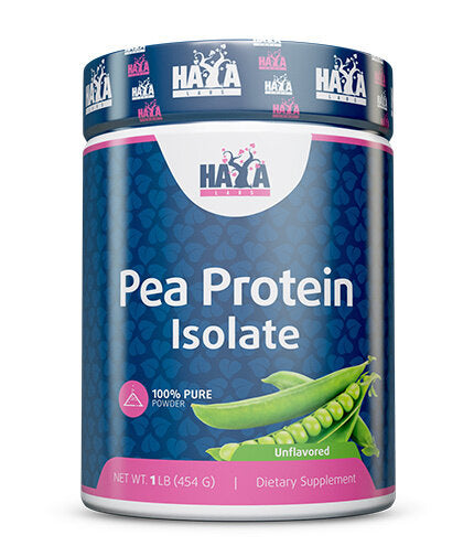 100% All Natural Pea Protein Isolate / Unflavored - 0.454 kg  Haya Labs - Nutra Best Bulgaria