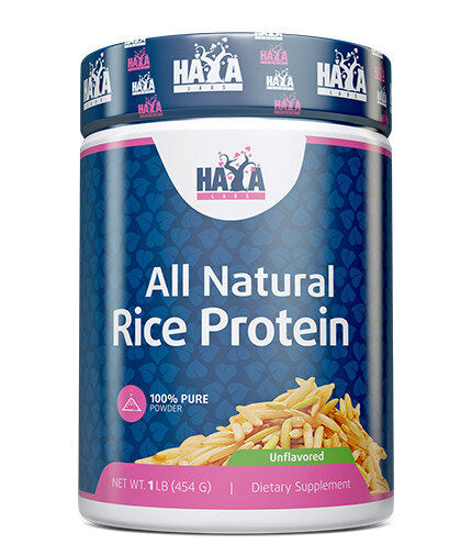 100% All Natural Rice Protein / Unflavored - 0.454 kg  Haya Labs - Nutra Best Bulgaria