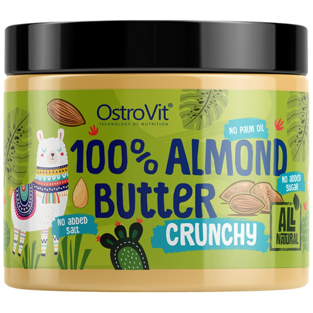 100% Almond Butter Crunchy 500 грама  OstroVit - Nutra Best Bulgaria