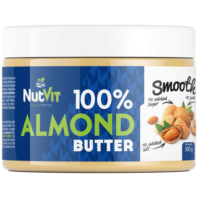 100% Almond Butter Smooth 500 грама  OstroVit - Nutra Best Bulgaria