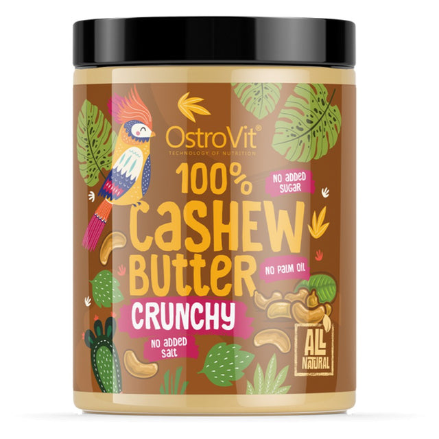 100% Cashew Butter Crunchy 1000 грама  OstroVit - Nutra Best Bulgaria