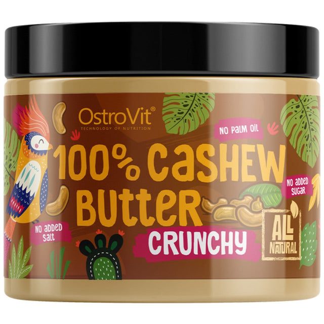 100% Cashew Butter Crunchy 500 грама  OstroVit - Nutra Best Bulgaria