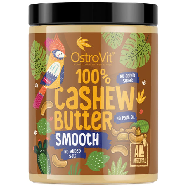 100% Cashew Butter Smooth 1000 грама  OstroVit - Nutra Best Bulgaria