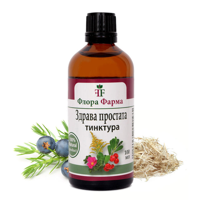 Здрава простата – тинктура 100 мл FLORA FARMA  Флора Фарма - Nutra Best Bulgaria