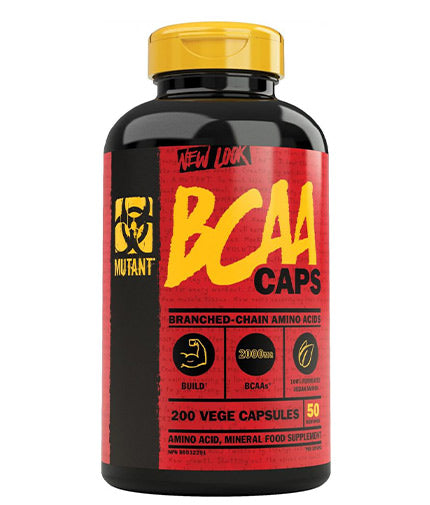 100% Free Form BCAA / 200 Caps  MUTANT - Nutra Best Bulgaria
