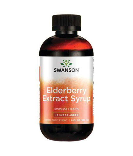 100% Natural Elderberry Extract Syrup - 237 мл  Swanson - Nutra Best Bulgaria