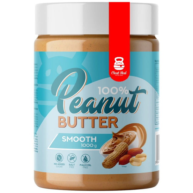 100% Peanut Butter / Smooth - 1000 грама  Cheat Meal - Nutra Best Bulgaria