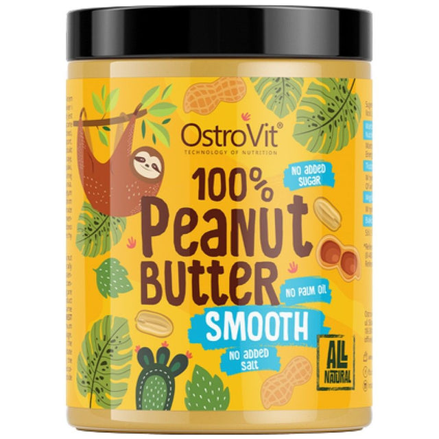 100% Peanut Butter Smooth - 1000 грама  OstroVit - Nutra Best Bulgaria