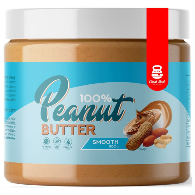 100% Peanut Butter / Smooth - 500 грама  Cheat Meal - Nutra Best Bulgaria
