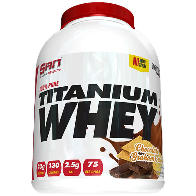 100% Pure Titanium Whey - 2270 грама  SAN - Nutra Best Bulgaria