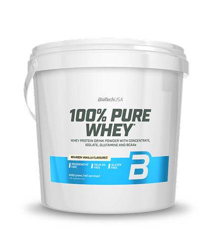 100% Pure Whey - 4.00 kg  BioTech USA - Nutra Best Bulgaria