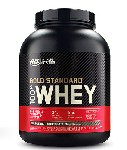 100% Whey Gold Standard - 2.272 kg  OPTIMUM NUTRITION - Nutra Best Bulgaria