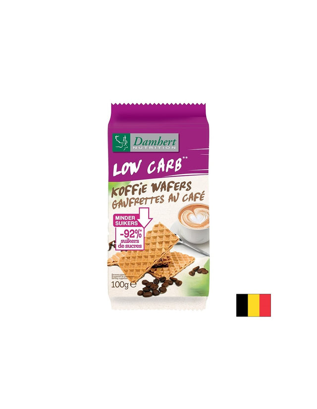 Вафли с крем-кафе (нисковъглехидратни), 100 g  Damhert - Nutra Best Bulgaria