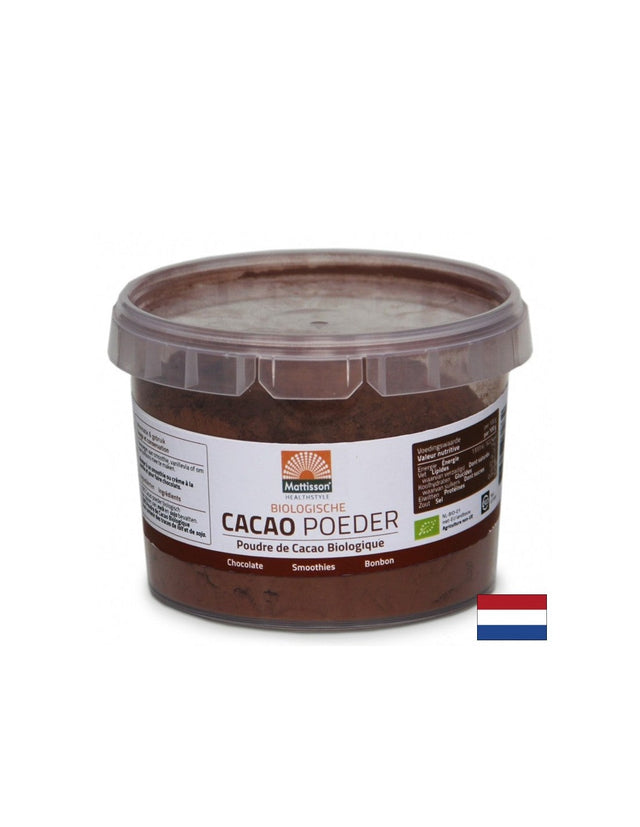 Какао на прах Био, 100 g  Mattisson Healthstyle - Nutra Best Bulgaria