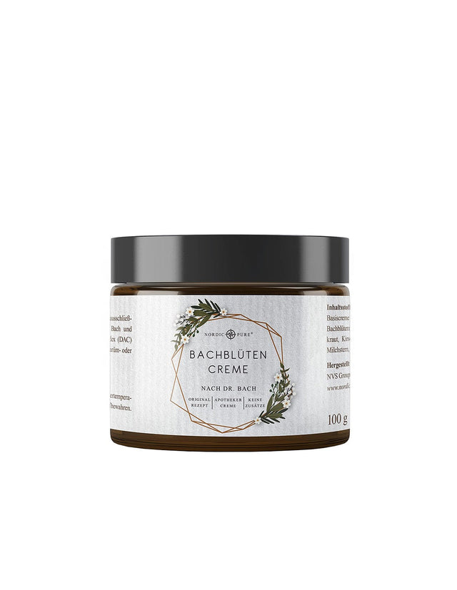 Крем с цветни есенции - По метода на д-р Бах, 100 g  Nordic Pure - Nutra Best Bulgaria