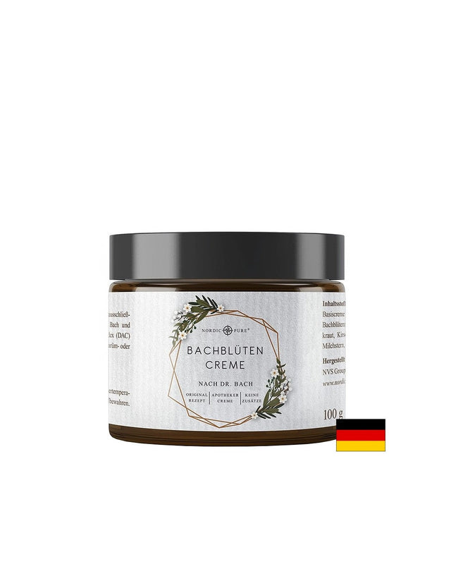 Крем с цветни есенции - По метода на д-р Бах, 100 g  Nordic Pure - Nutra Best Bulgaria