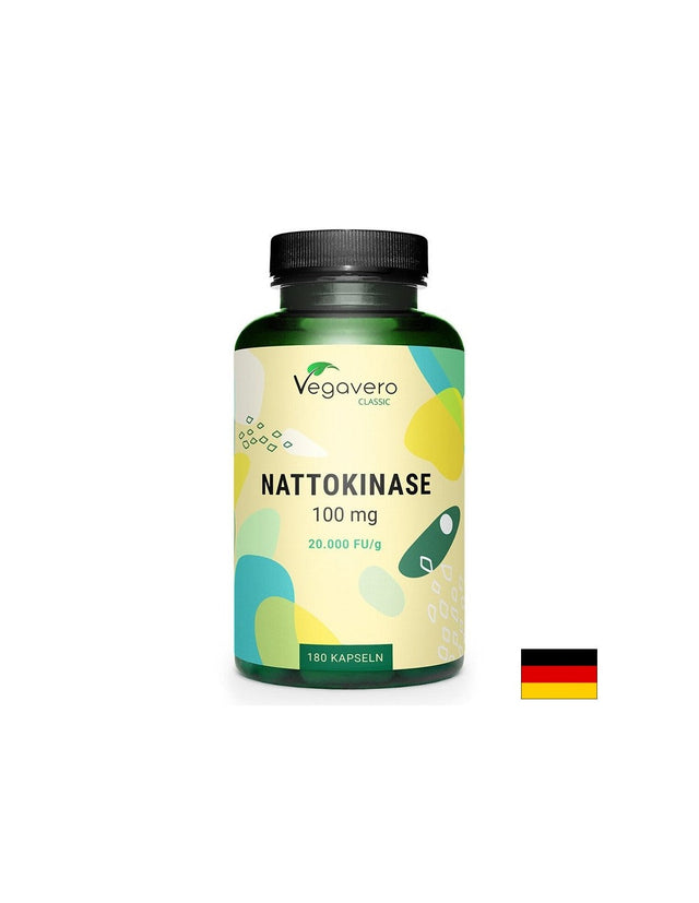 Сърдечно-съдово здраве - Натокиназа, 100 mg х 180 капсули  Vegavero - Nutra Best Bulgaria