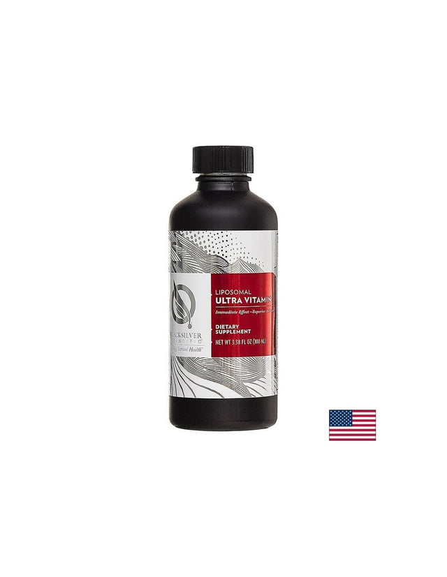 Липозомен ултра витамин с висока абсорбция - 100 ml за 50 дни прием  Quicksilver - Nutra Best Bulgaria