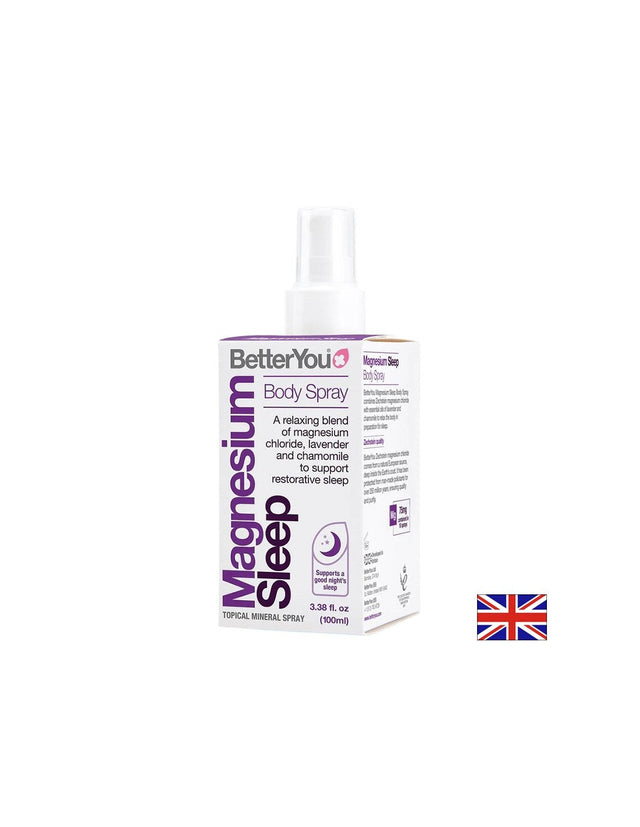 Магнезиево олио за сън – Релакс и по-лесно заспиване, 100 ml спрей  BetterYou - Nutra Best Bulgaria