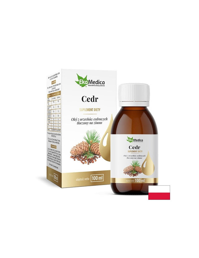 Студено пресовано масло от кедрови ядки, 100 ml  Ekamedica - Nutra Best Bulgaria